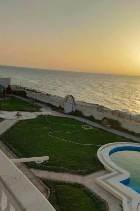 Panorama Apartment With A Charming Sea View Near Alexandria And Burg Elarab Intl Airport With Free Wifi شقة باطلالة ساحرة على البحر اول الساحل الشمالي ภายนอก รูปภาพ