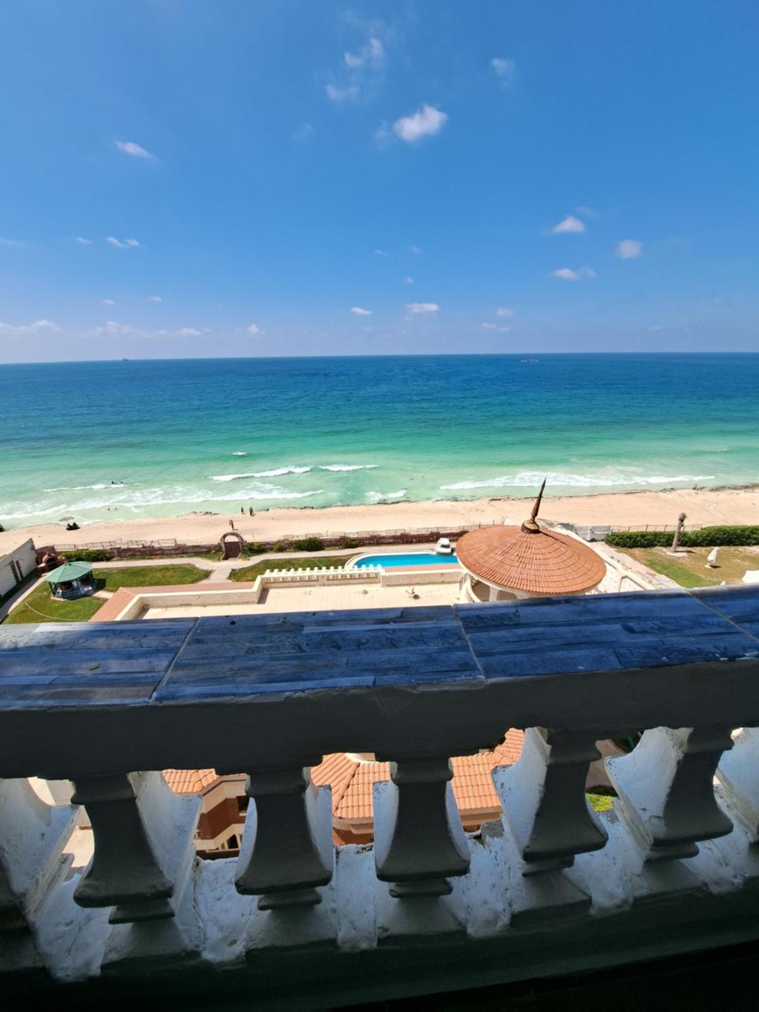 Panorama Apartment With A Charming Sea View Near Alexandria And Burg Elarab Intl Airport With Free Wifi شقة باطلالة ساحرة على البحر اول الساحل الشمالي ภายนอก รูปภาพ