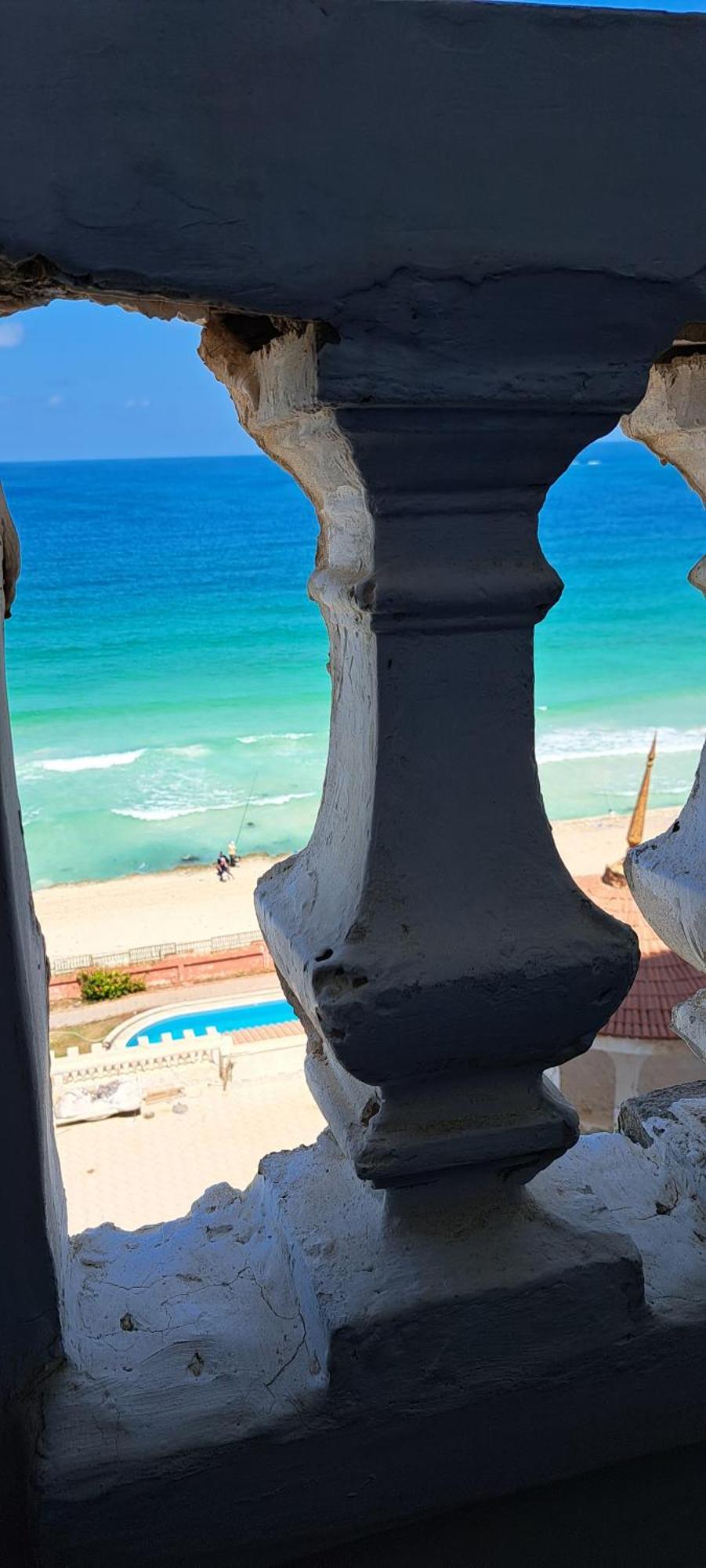 Panorama Apartment With A Charming Sea View Near Alexandria And Burg Elarab Intl Airport With Free Wifi شقة باطلالة ساحرة على البحر اول الساحل الشمالي ภายนอก รูปภาพ